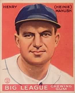 #187 Heinie Manush