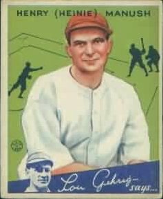 Heinie Manush (#18)